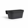 Garden Id Jardinera con gancho Star Negro-Anth 50 x 21 cm