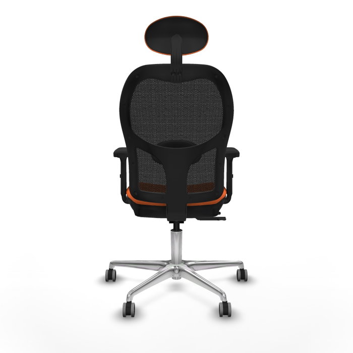PIQUERAS Y CRESPO Silla de oficina Jorquera Naranja y Negro