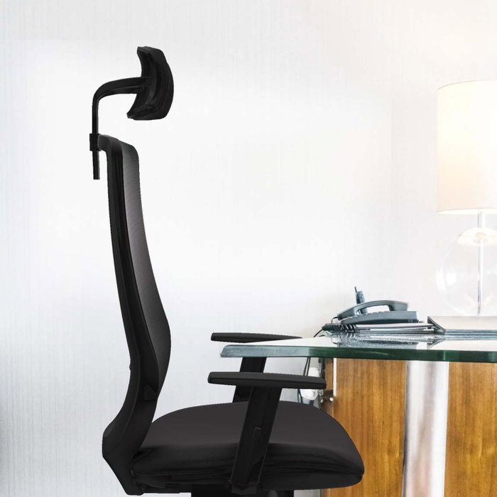 PIQUERAS Y CRESPO Silla de oficina Mardos con mecanismo Sincro/Traslack, Azul claro y Negro PIQUERAS Y CRESPO Silla de oficina Mardos con mecanismo Sincro/Traslack, Azul claro y Negro