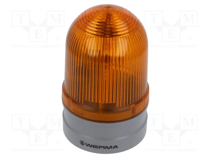 WERMA Señalizador Luminoso Naranja Luz Intermitente 115-230VAC WERMA Señalizador Luminoso Naranja Luz Intermitente 115-230VAC