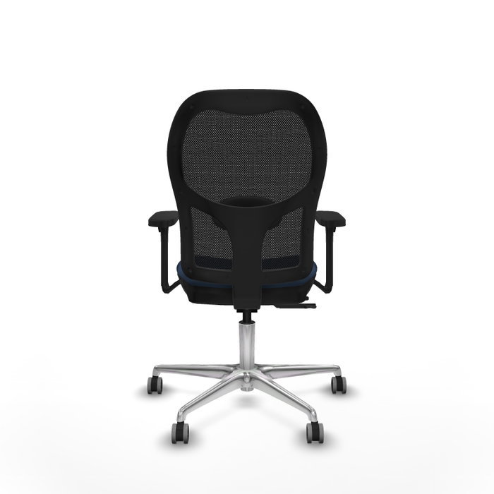 PIQUERAS Y CRESPO Silla de oficina Jorquera con mecanismo Sincro/Traslack, Azul marino y Negro PIQUERAS Y CRESPO Silla de oficina Jorquera con mecanismo Sincro/Traslack, Azul marino y Negro