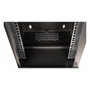 EQUIP Bastidor de pared EWM-09-3030-B 9U Negro con Puerta de Vidrio