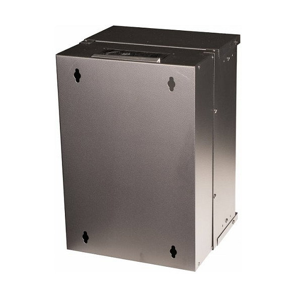 EQUIP Bastidor de pared EWM-09-3030-B 9U Negro con Puerta de Vidrio