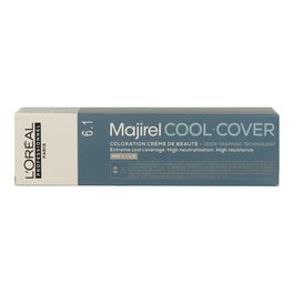 L'Oréal Majirel Cool Cover 6.1 Rubio Oscuro Ceniza - Tinte Permanente de Alta Cobertura 60 ml