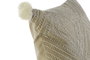 DKD Home Decor Funda Cojín Gris 50x50 cm Algodón Poliéster