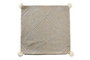 DKD Home Decor Funda Cojín Gris 50x50 cm Algodón Poliéster