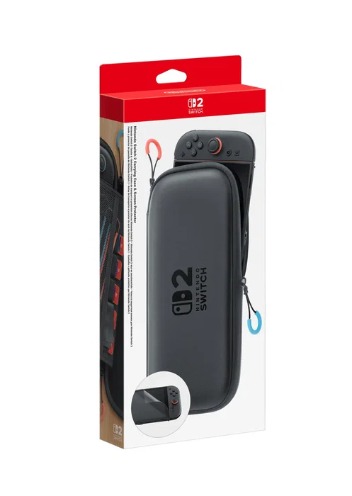 Nintendo Kit de Funda de Transporte y Protector de Pantalla para Switch 2