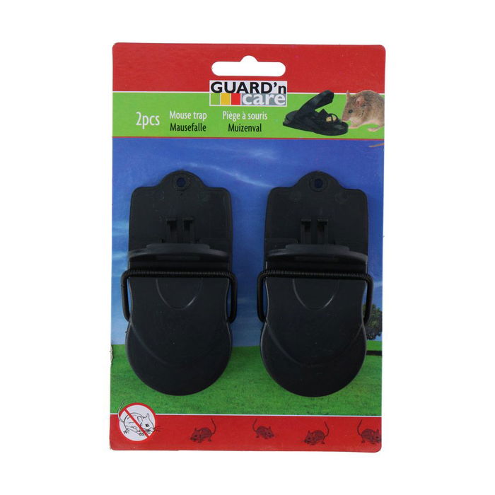 Guard'N Care Ratonera de Plástico, Pack de 2 Unidades, Trampa para Ratones Guard'N Care Ratonera de Plástico, Pack de 2 Unidades, Trampa para Ratones