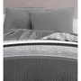 Home Linge Passion HOM3701393718646 Juego de 2 Fundas de Almohada 63 x 63 cm Gris Antracita