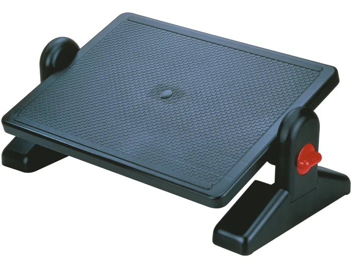 Q-connect Reposapiés de plástico ajustable