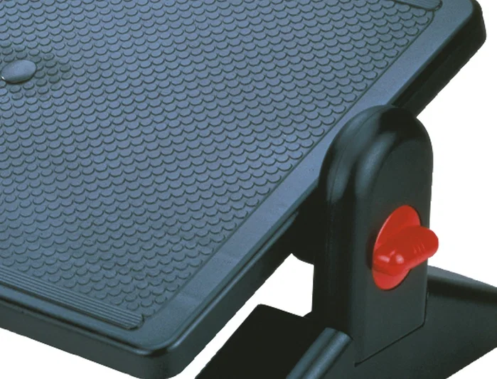 Q-connect Reposapiés de plástico ajustable