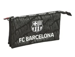 Safta Estuche escolar portatodo triple F.C. Barcelona