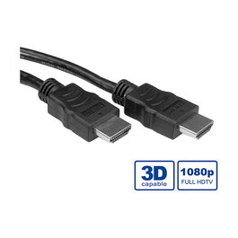 VALUE Cable HDMI High Speed 7.5 m con Ethernet, Negro, 1080p, 3D, Ref. 11.99.5544