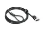Lenovo 4XE1F30277 Cable de Seguridad Kensington con Cerradura de Combinación de 4 Dígitos, Negro, 1.8 Metros