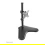 Neomounts Soporte de Mesa Full-Motion para Monitor FPMA-D550SBLACK, Ajustable en Altura para Pantallas de 10-32", Negro, Giratorio e Inclinable