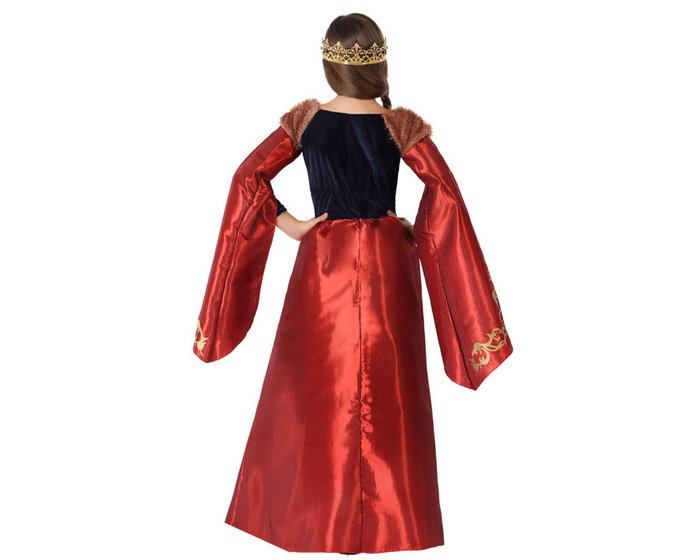 Atosa Disfraz Reina Medieval Rojo Infantil