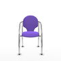 Silla de Recepción Hellín Piqueras y Crespo 220PTCRB82 Lila 2 Unidades