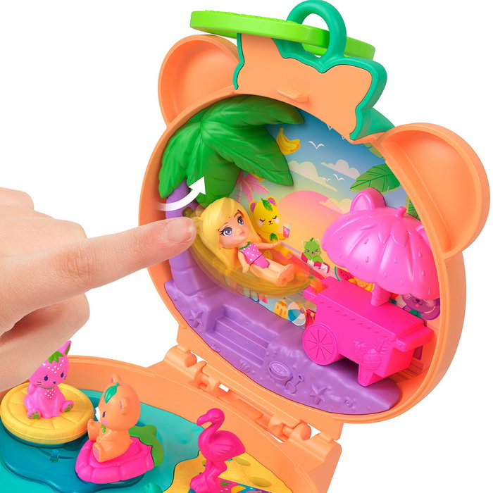 Mattel Cofre Osito De Peluche Polly Pocket Jkc79 Muñeca Accesorios Mattel Cofre Osito De Peluche Polly Pocket Jkc79 Muñeca Accesorios