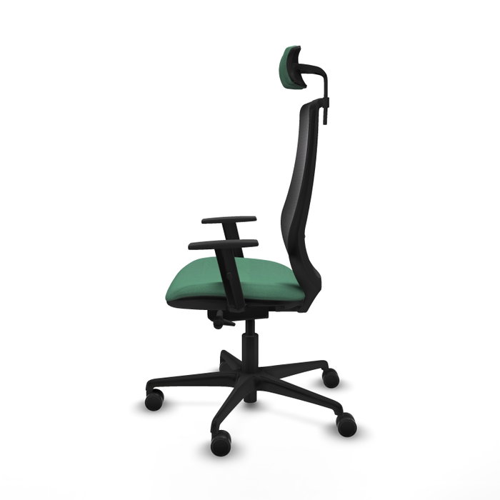 PIQUERAS Y CRESPO Silla de oficina Mardos Verde esmeralda y Negro