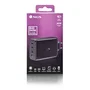 NGS BUD 240W Cargador de Pared GaN Ultra Rápido con 4 Puertos (3 USB-C PD3.1/PPS + 1 USB-A QC3.0) para Smartphone, Tablet y Portátil - Negro