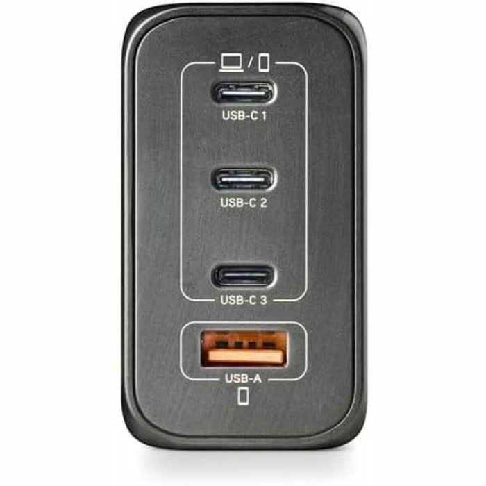 NGS BUD 240W Cargador de Pared GaN 240W 4 Puertos (3 USB-C + 1 USB-A) Negro NGS BUD 240W Cargador de Pared GaN 240W 4 Puertos (3 USB-C + 1 USB-A) Negro