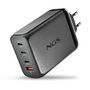 NGS Cargador de Pared GaN 240W 4 Puertos (3xUSB-C + 1xUSB-A) Negro