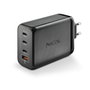 NGS Cargador de Pared GaN 240W 4 Puertos (3xUSB-C + 1xUSB-A) Negro