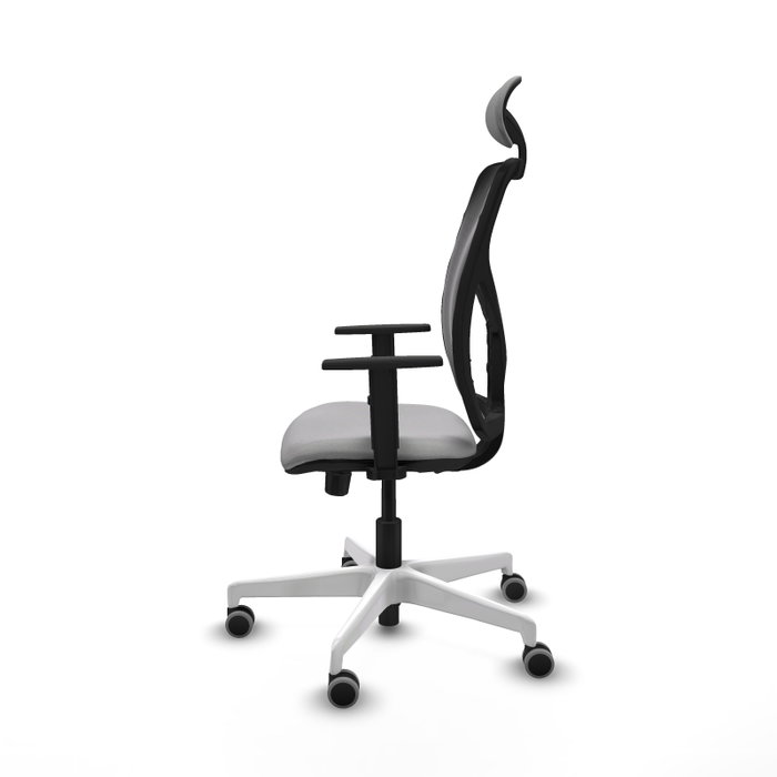 PIQUERAS Y CRESPO Silla de oficina Motilla con mecanismo Sincro/Traslack, Gris claro y Negro PIQUERAS Y CRESPO Silla de oficina Motilla con mecanismo Sincro/Traslack, Gris claro y Negro