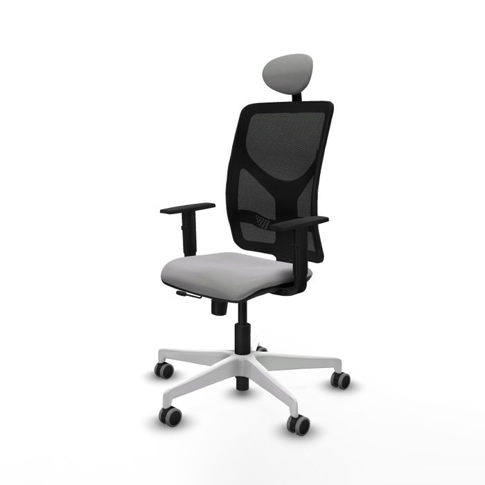 PIQUERAS Y CRESPO Silla de oficina Motilla con mecanismo Sincro/Traslack, Gris claro y Negro PIQUERAS Y CRESPO Silla de oficina Motilla con mecanismo Sincro/Traslack, Gris claro y Negro