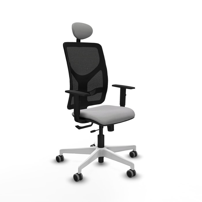 PIQUERAS Y CRESPO Silla de oficina Motilla con mecanismo Sincro/Traslack, Gris claro y Negro PIQUERAS Y CRESPO Silla de oficina Motilla con mecanismo Sincro/Traslack, Gris claro y Negro