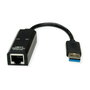 VALUE VALUE 12.99.1119 Adaptador USB 3.2 Gen 1 a Gigabit Ethernet RJ-45, Negro