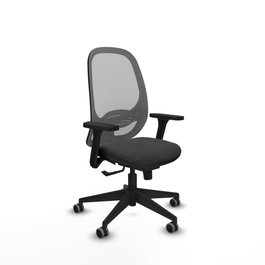 PIQUERAS Y CRESPO Silla de oficina Cilanco con mecanismo Sincro, Gris