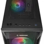 Rampage SHIVA Caja PC con ventana 4x ventilador 120mm Rainbow negra