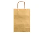 Q-connect Bolsa Papel Kraft Oro L con Asa Retorcida 320x400x140 mm Paquete 25 Unidades