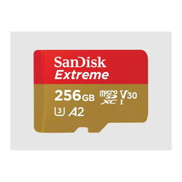 Sandisk Extreme Microsdxc 256GB Tarjeta de Memoria 190MB/s con Adaptador