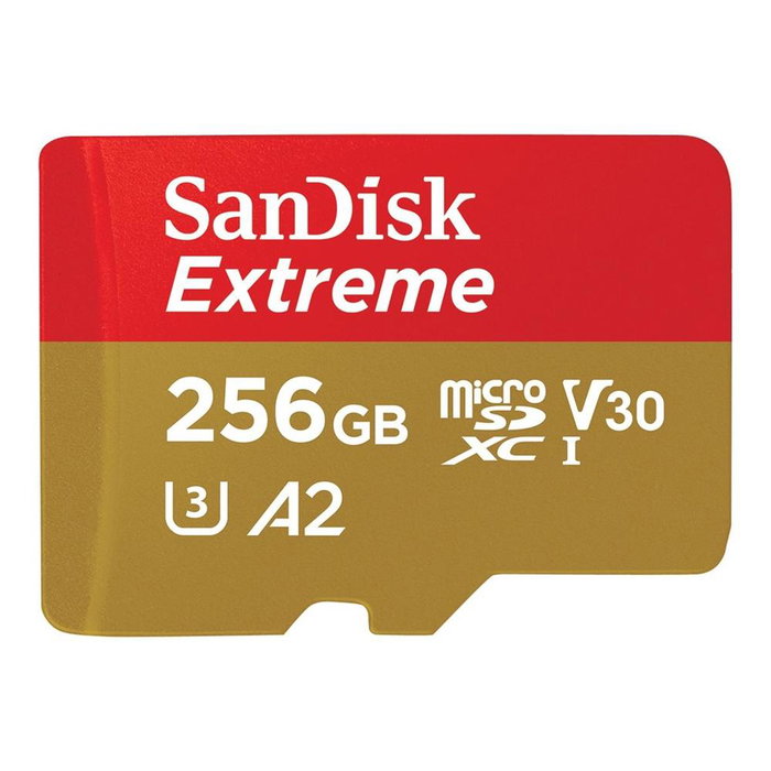 SanDisk Extreme 256 GB MicroSDXC UHS-I V30