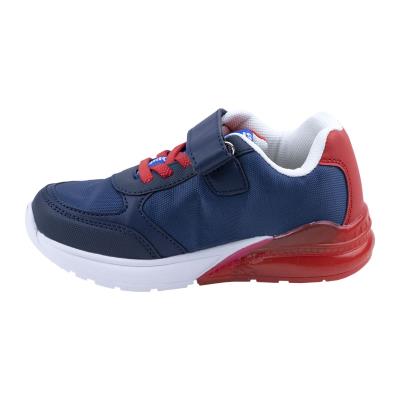 Deportiva Suela Tpr Con Luces Spiderman Azul Oscuro 30