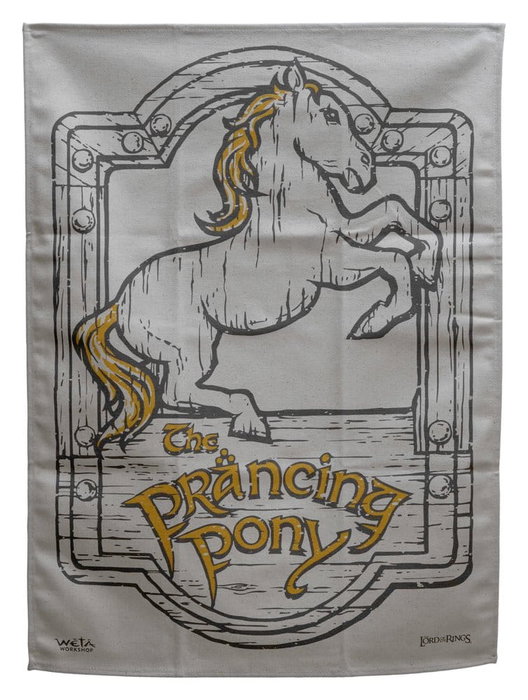 Weta Workshop Juego de 2 Paños de Cocina El Señor de los Anillos Green Dragon & Prancing Pony 69 cm