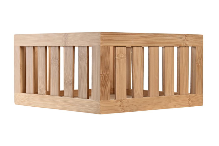 DKD Home Decor Cesta Basicos Natural Bambu 22 x 11.5 x 22 cm