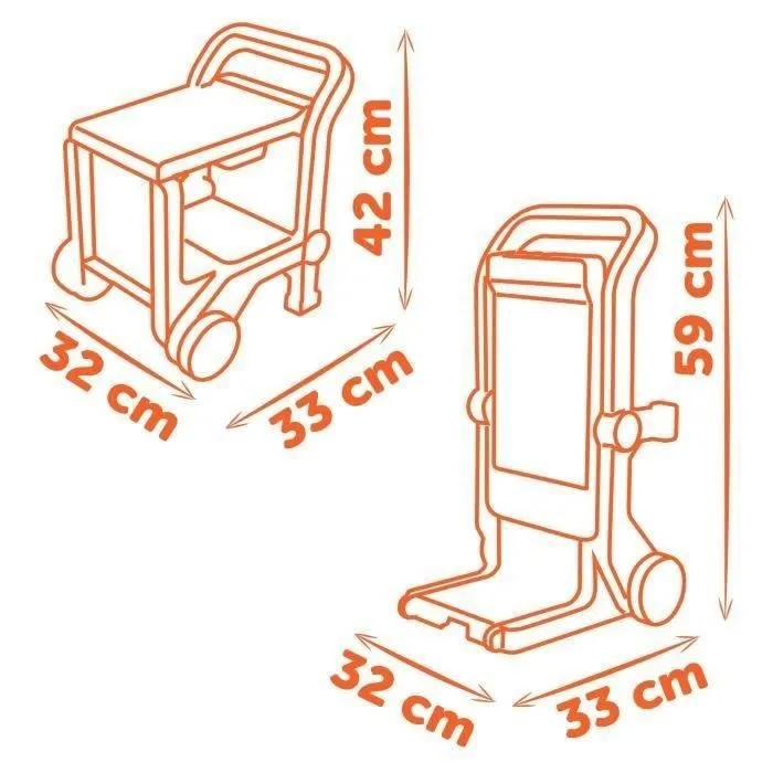 Smoby 3032163602200 Carretilla de mano a partir de 3 años
