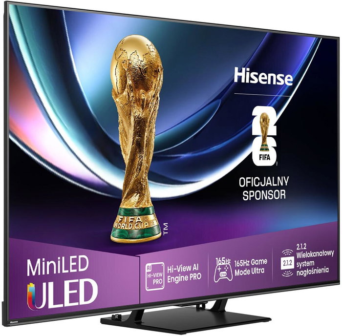 Hisense 55U7Q Pro 55" TV MiniLED 4K UHD Smart TV VidaaOS 165Hz Dolby Atmos