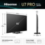 Hisense 55U7Q PRO 55 pulgadas MiniLED 4K Smart TV 165Hz