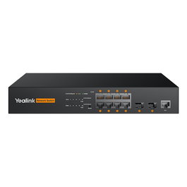 Yealink RCH80 Switch gestionado L2+ 8 Puertos PoE con 2 SFP, Montaje en Rack, 20 Gbit/s