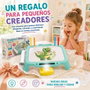 Jugatoys - pequeñ@sartistas Proyector dibujo 2 en 1 con accesorios y luces