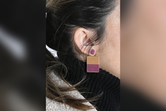 DKD Home Decor Set de 2 Pendientes de Rafia y Metal Surtido de 48 Piezas DKD Home Decor Set de 2 Pendientes de Rafia y Metal Surtido de 48 Piezas