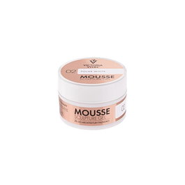 Victoria Vynn Gel Mousse Sculpture Polar White 02 50ml para Extensión y Construcción de Uñas, Sin Escurrir, Curva C