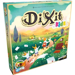 Asmodee LIBELLUD Dixit Kids ASM3558380121282 - Juego cooperativo de mesa familiar, asociación de imágenes, 84 tarjetas ilustradas, para niños a partir de 6 años, Idioma francés