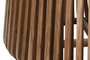 DKD Home Decor Mesa Centro Moderno Blanco Natural Marmol Mango 85 x 85 x 45 cm