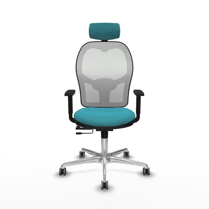 PIQUERAS Y CRESPO Silla de oficina Jorquera Turquesa y Blanco PIQUERAS Y CRESPO Silla de oficina Jorquera Turquesa y Blanco