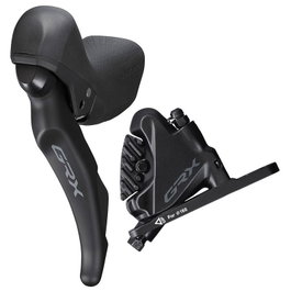 Shimano GRX ST-RX600 Izquierda Maneta Freno/Cambio 2V 1000 mm Pinza Delantera BR-RX400 Aluminio Negro